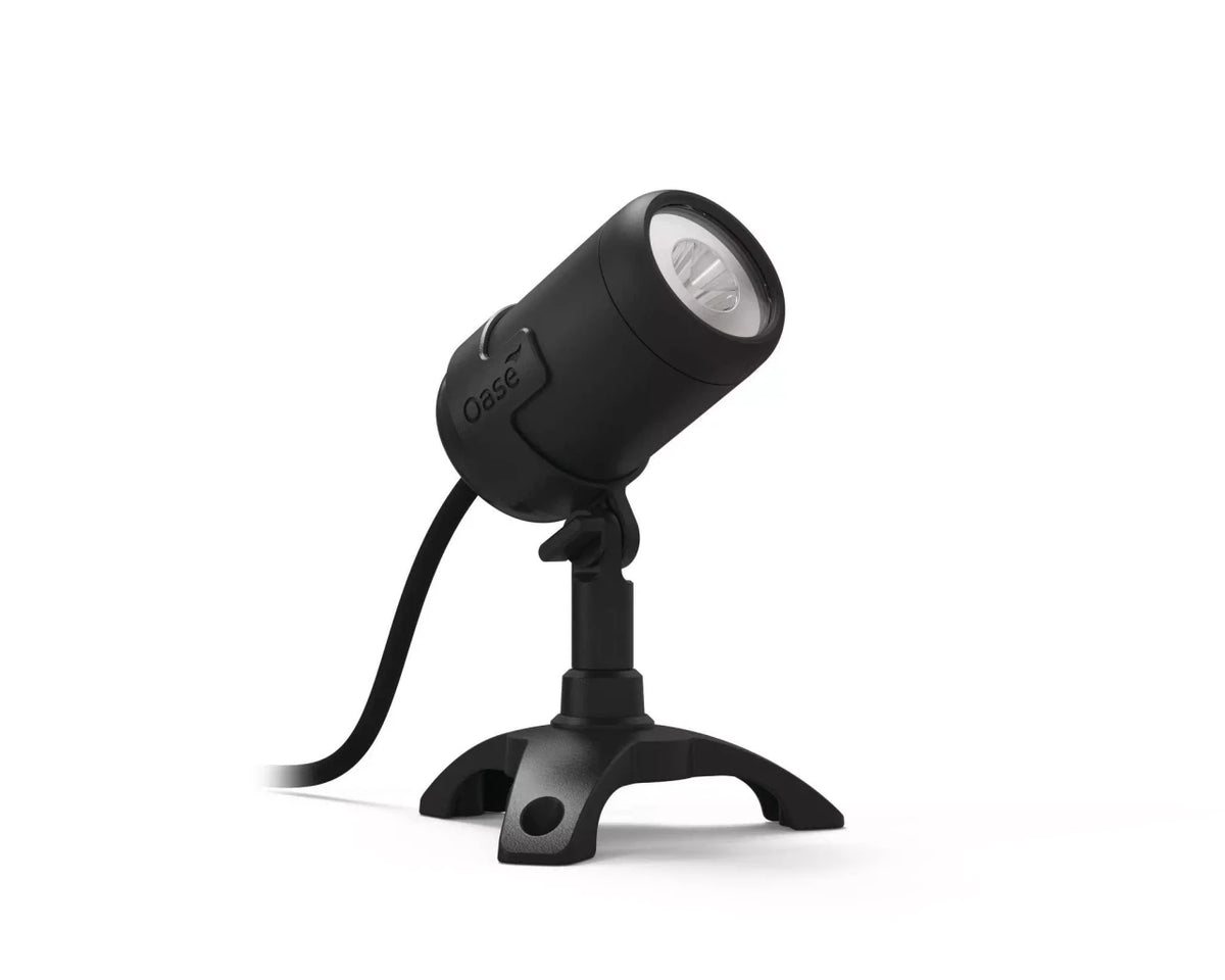 OASE LunAqua Connect Starter Set Controllable INT - Spot M Solo in black for outdoor lighting.