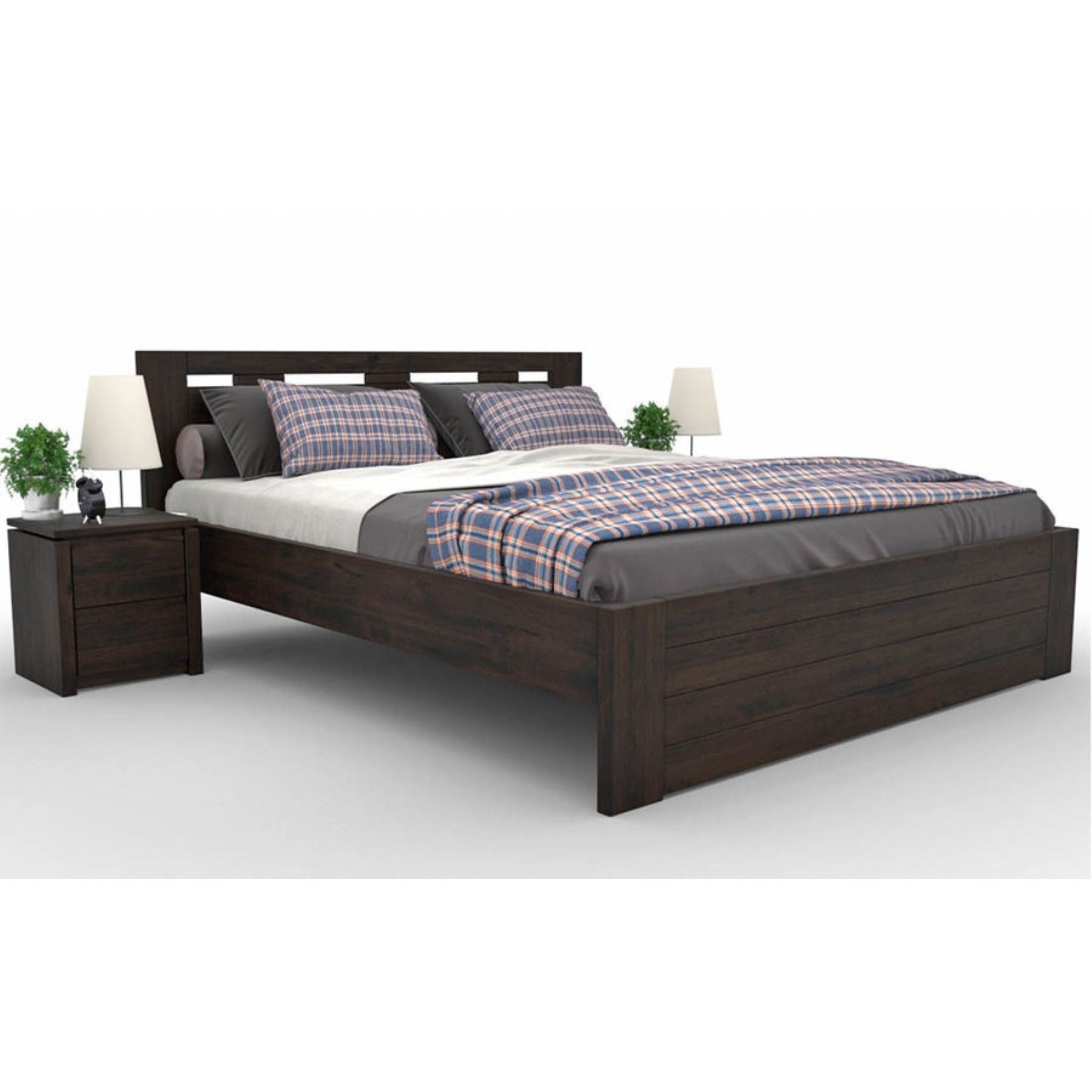 NELSON Massivholzbett optional mit Bettschubladen