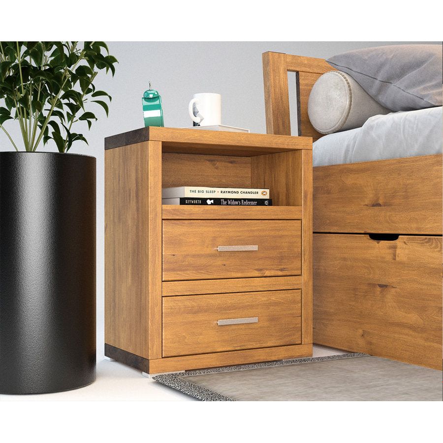 Pedenza-Verso Massivholz Nachttisch