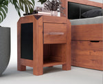 MODENA-VERSO Massivholz Nachttisch mit 1-Schublade