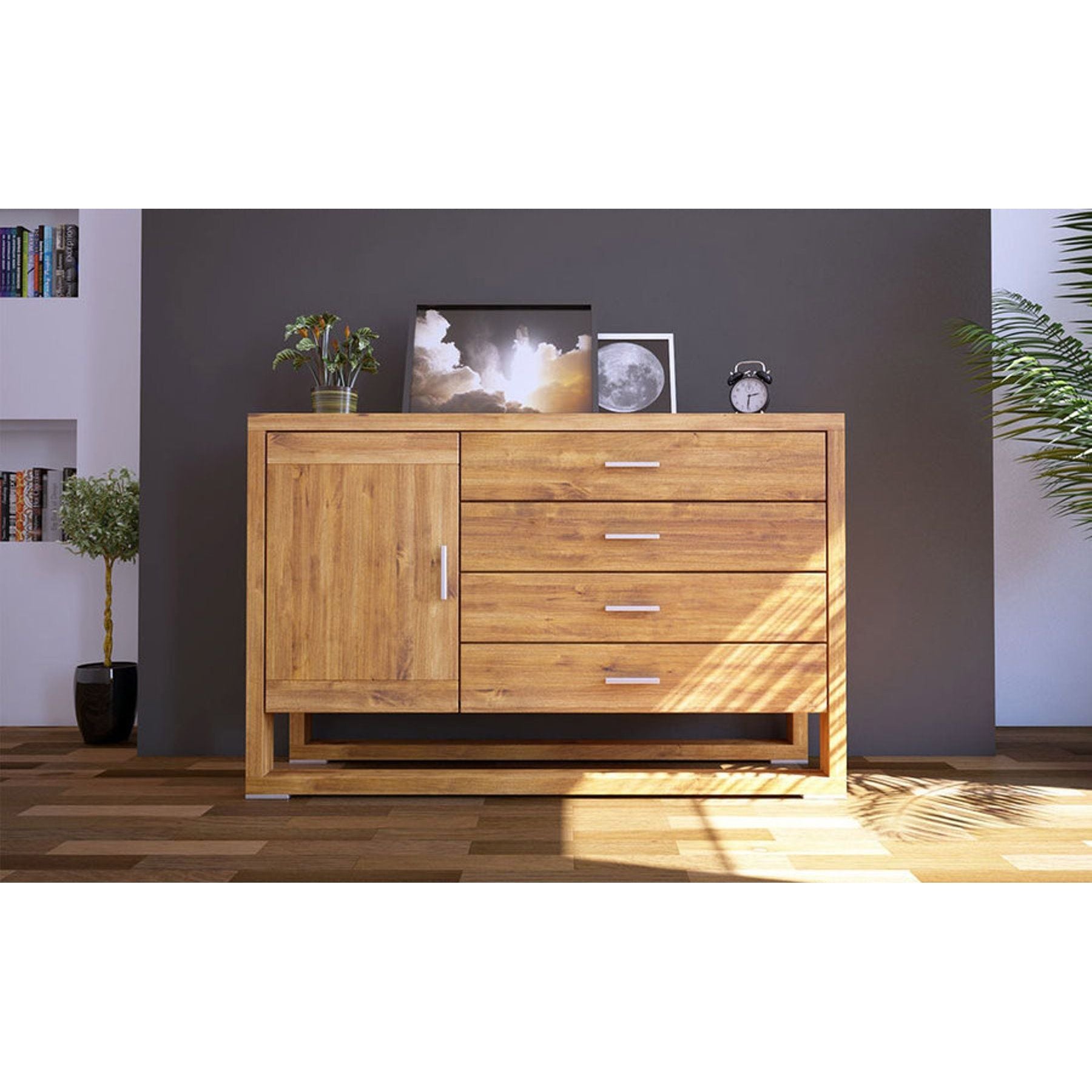 FERARRA Massivholz Schubladen Kommode