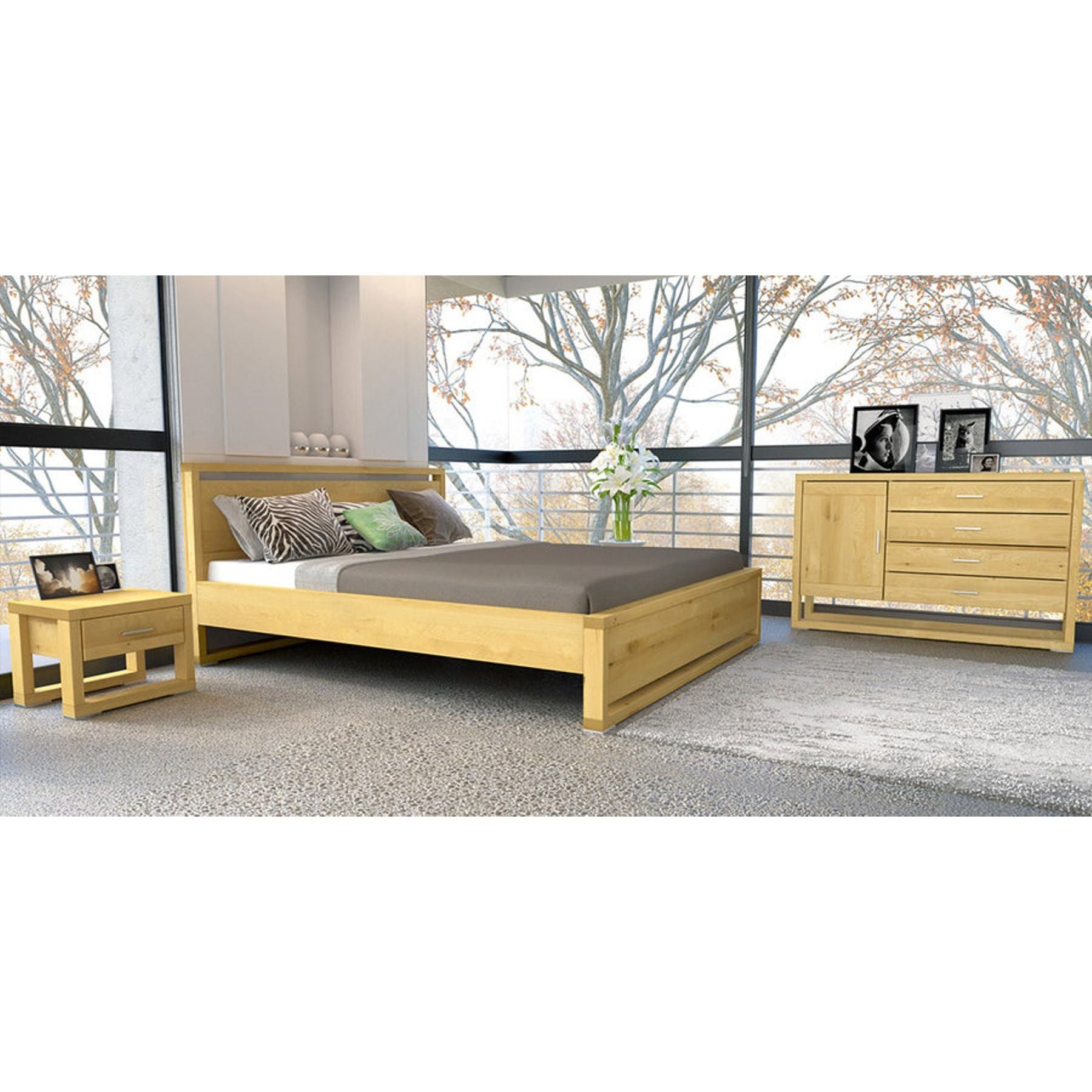 FERRARA Massivholzbett