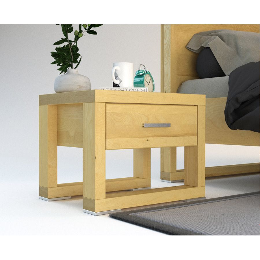 FERRARA Massivholz Nachttisch