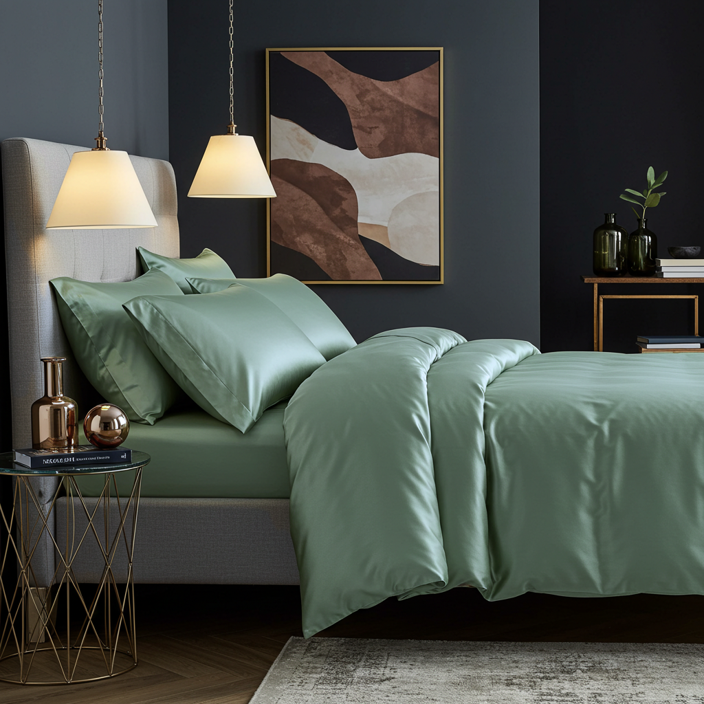 Charm Baumwolle Satin Kissenbezug Aus 100 Prozent Ägyptischer Baumwolle Mit 600 Fadendichte Und Seidigem Satinfinish