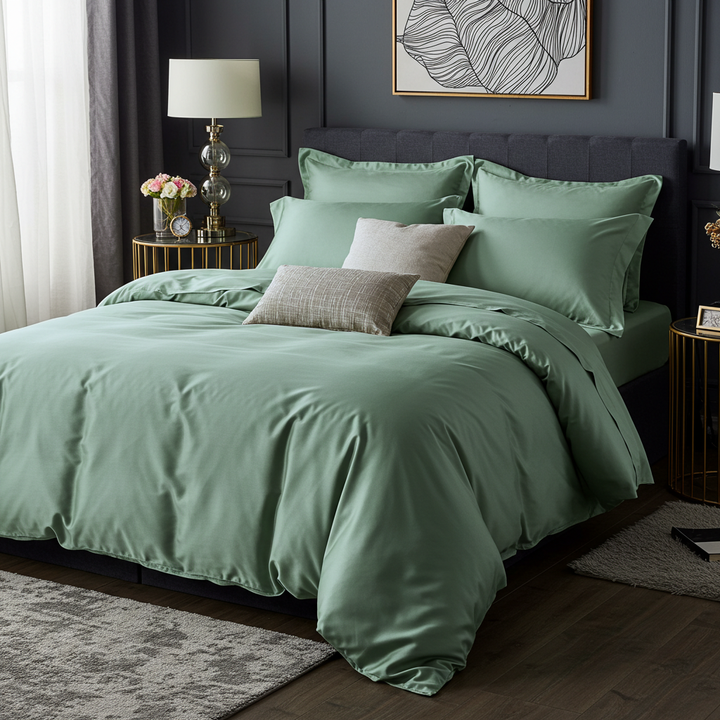 Charm Baumwolle Satin Kissenbezug Aus 100 Prozent Ägyptischer Baumwolle Mit 600 Fadendichte Und Seidigem Satinfinish