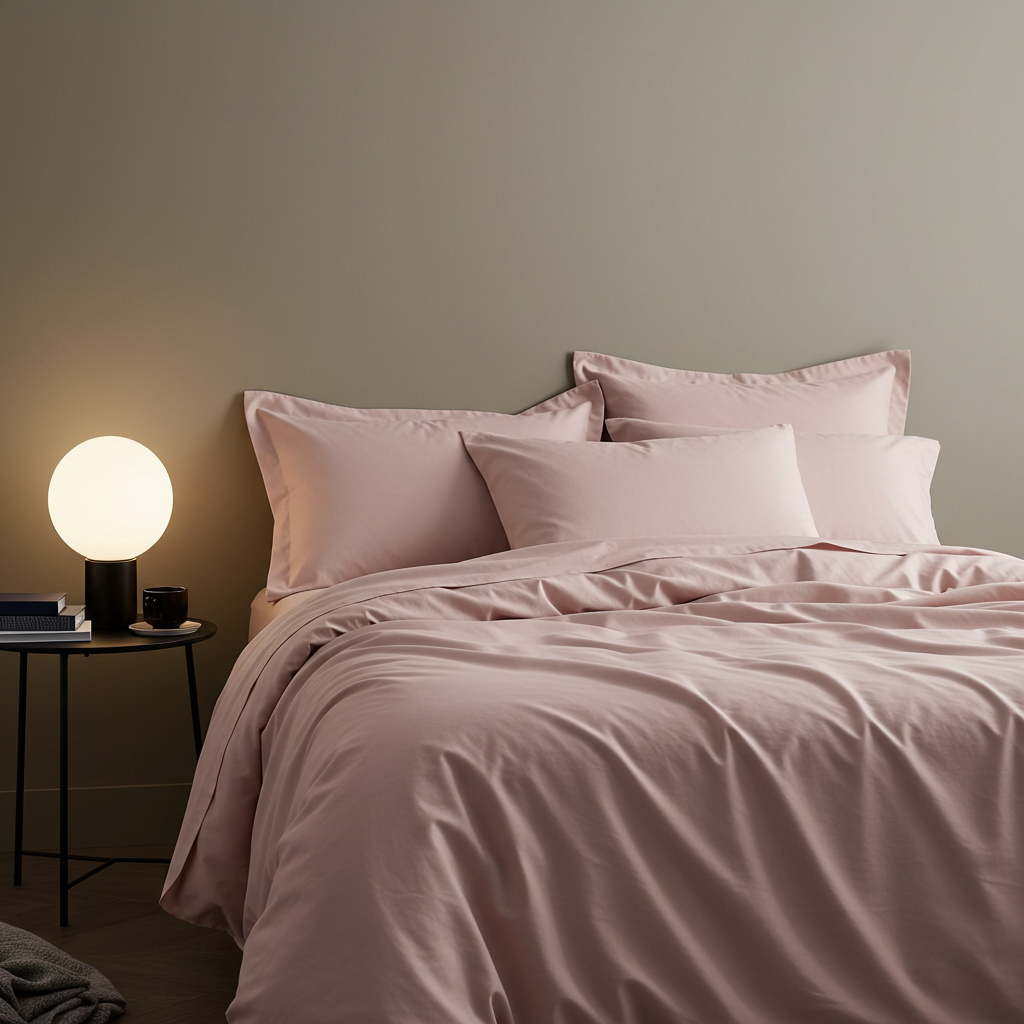 Grand Hotel Baumwolle Perkal Deckenbezug aus Ägyptischer Baumwolle Kühl und Atmungsaktiv für Erholsamen Schlaf