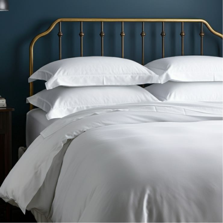 Grand Hotel Perkal Bettwäsche Aus Ägyptischer Baumwolle 100Prozent Mit Langen Stapelfasern Kühles Gefühl Atmungsaktiv