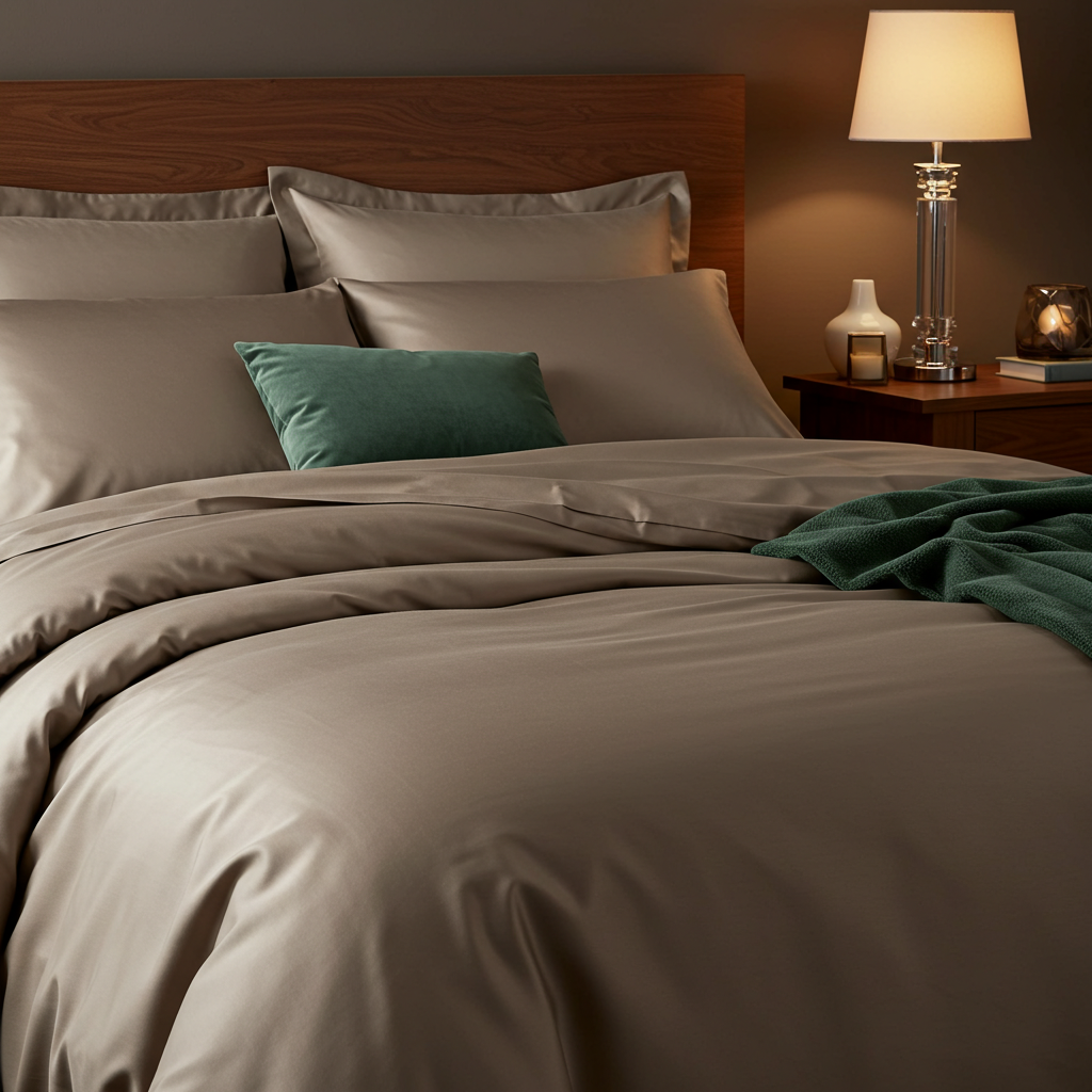 Luxe Baumwolle Satin Kissenbezug Aus Ägyptischer Baumwolle Mit 400 Fadendichte Und Butterweichem Satinfinish