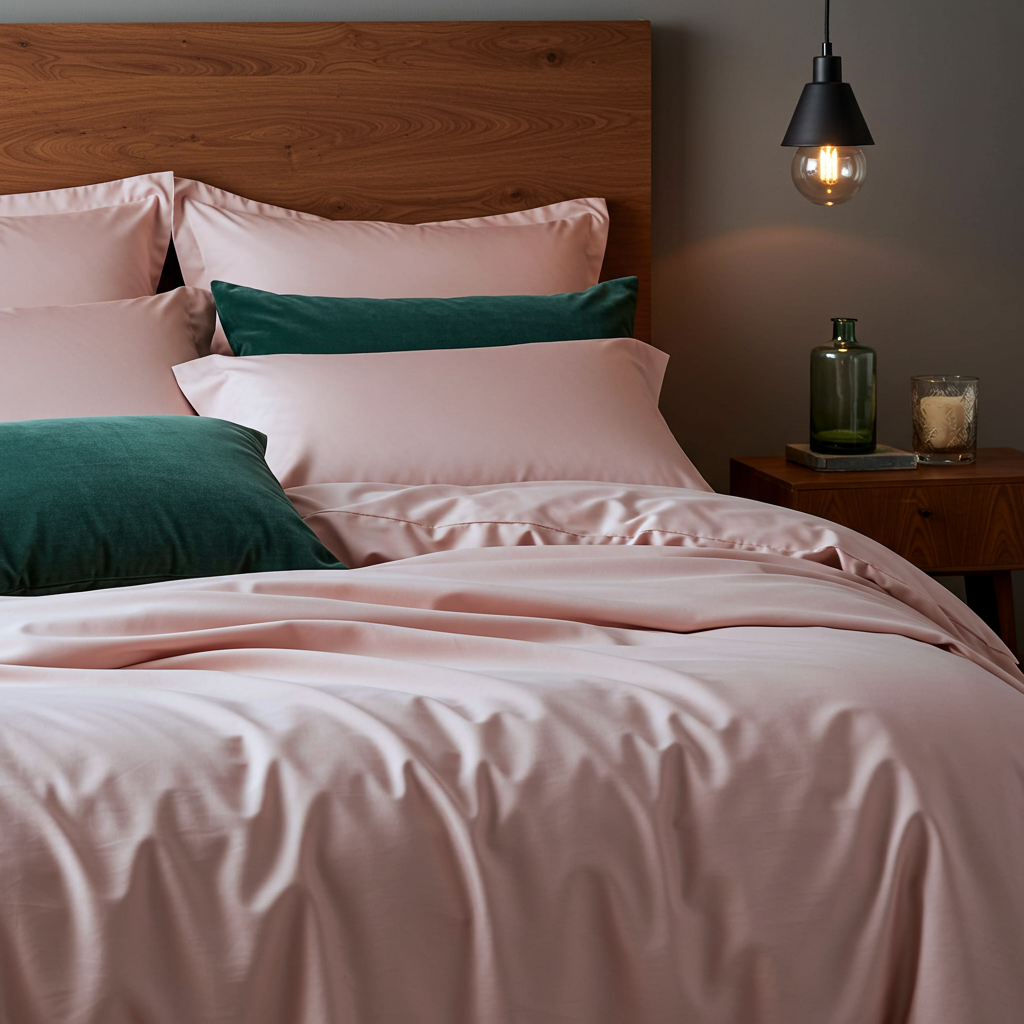 Luxe Baumwolle Satin Bettwäsche Aus Ägyptischer Baumwolle Mit 400 Fadendichte Und Seidigem Satin Finish