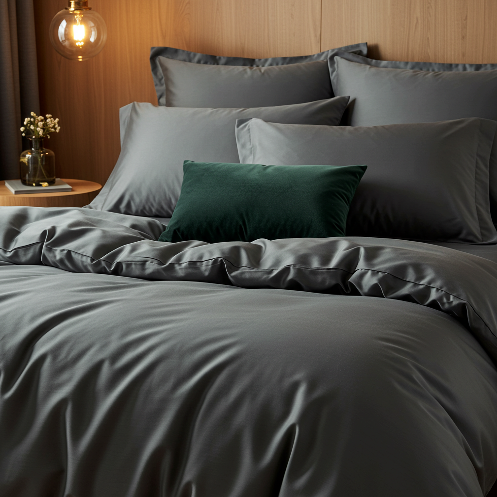 Luxe Baumwolle Satin Kissenbezug Aus Ägyptischer Baumwolle Mit 400 Fadendichte Und Butterweichem Satinfinish