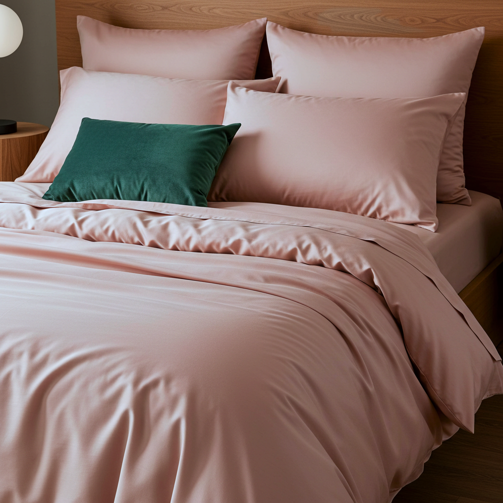 Luxe Baumwolle Satin Kissenbezug Aus Ägyptischer Baumwolle Mit 400 Fadendichte Und Butterweichem Satinfinish