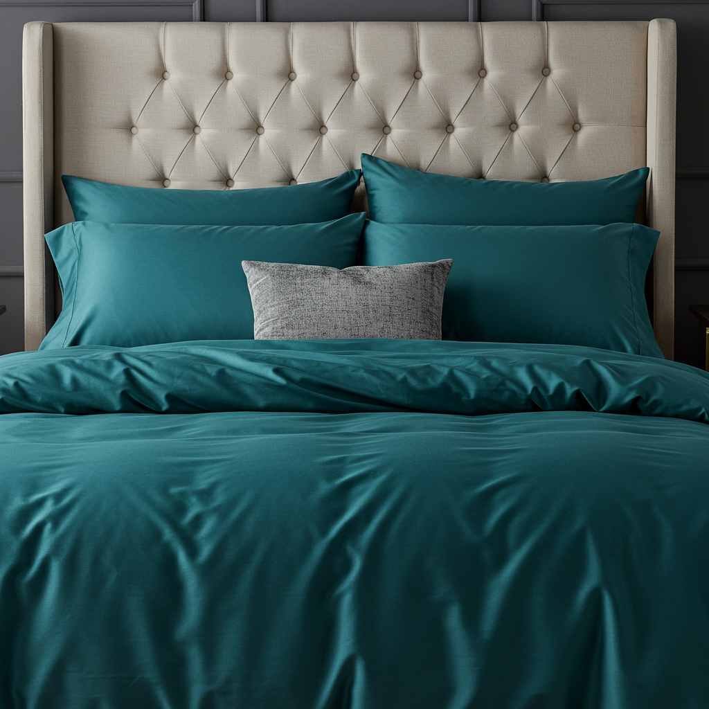 Charm Baumwolle Satin Kissenbezug Aus 100 Prozent Ägyptischer Baumwolle Mit 600 Fadendichte Und Seidigem Satinfinish