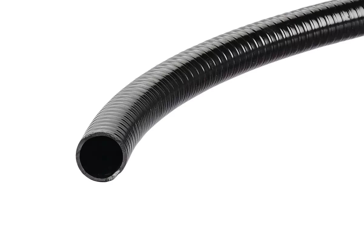 OASE Spiral hose black 3/4", 25 m INT – flexible PVC hose for water flow in gardening and pond construction.