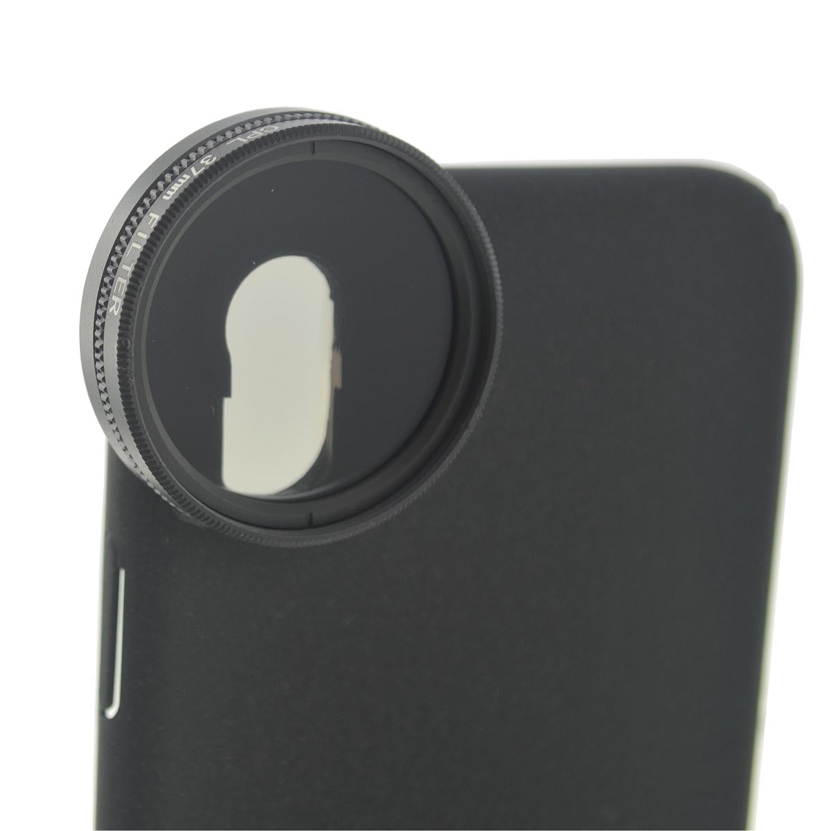 CPL Filter 37 mm Zirkularpolarfilter Für iPhone XR Mit Hülle In Schwarz Hochwertige Optik