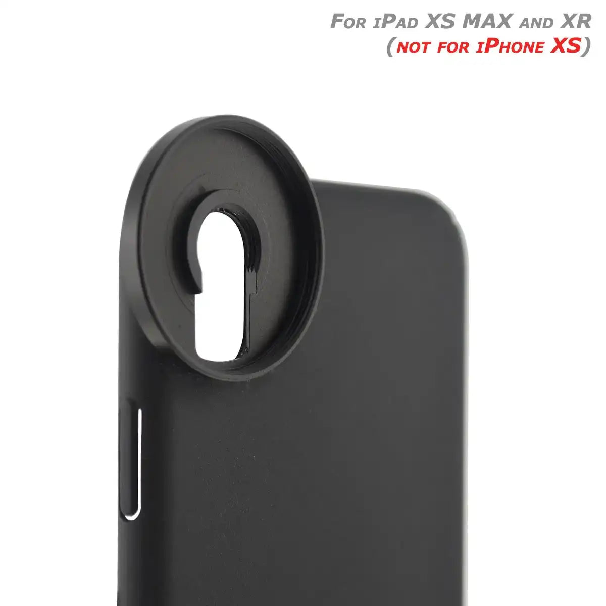 SYSTEM-S CPL Filter 37 mm Circular Polarizer für iPhone XS Max in Schwarz mit Hülle