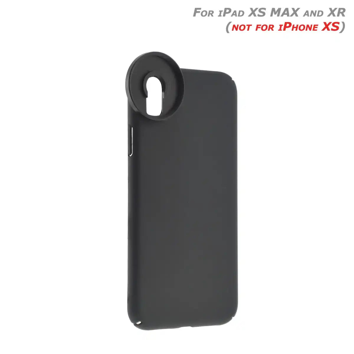 SYSTEM-S CPL Filter 37 mm Circular Polarizer für iPhone XS Max in Schwarz mit Hülle