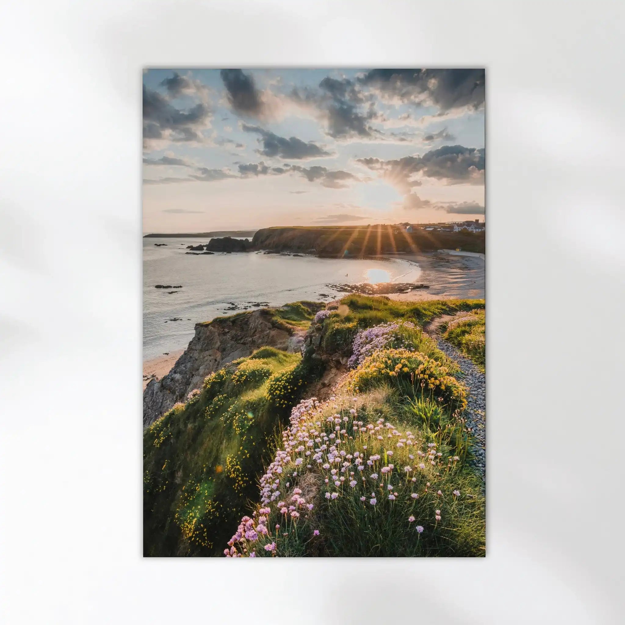 Annestown Beach at Sunrise – Ireland Coastal Wall Art Print by Chamonix Prints