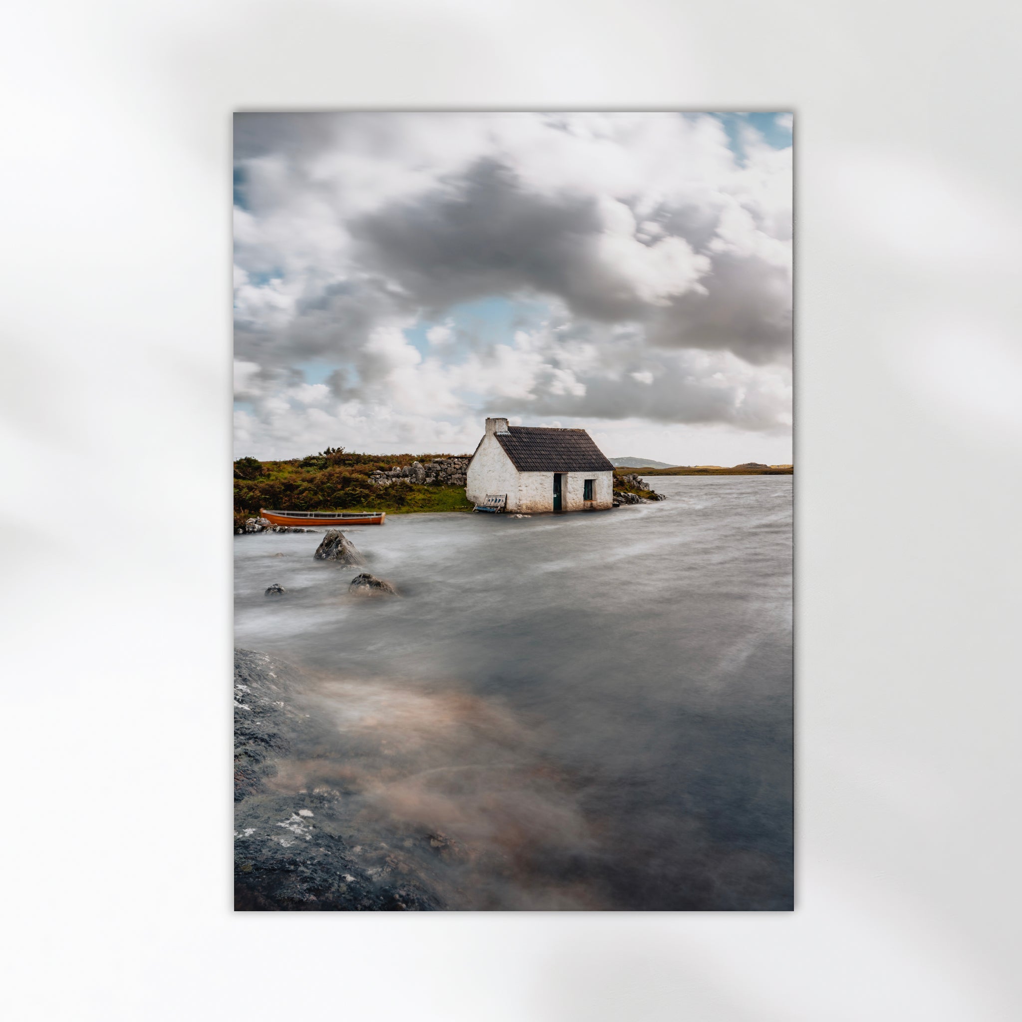 Fisherman's Bothy – Irish Coastal Cottage Wall Art Print