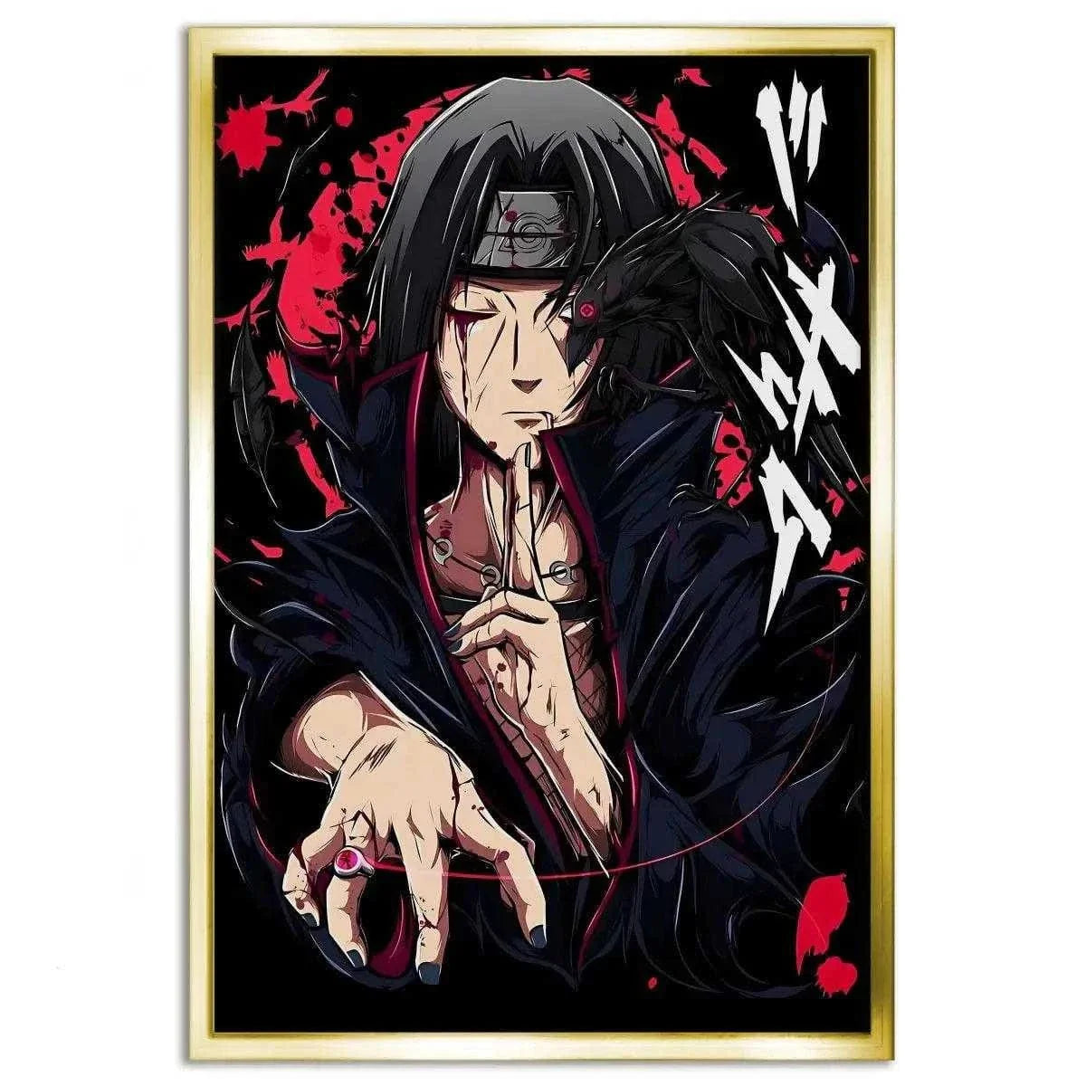 Itachi Uchiha - Anime Leinwandbild by SimpleCanvas