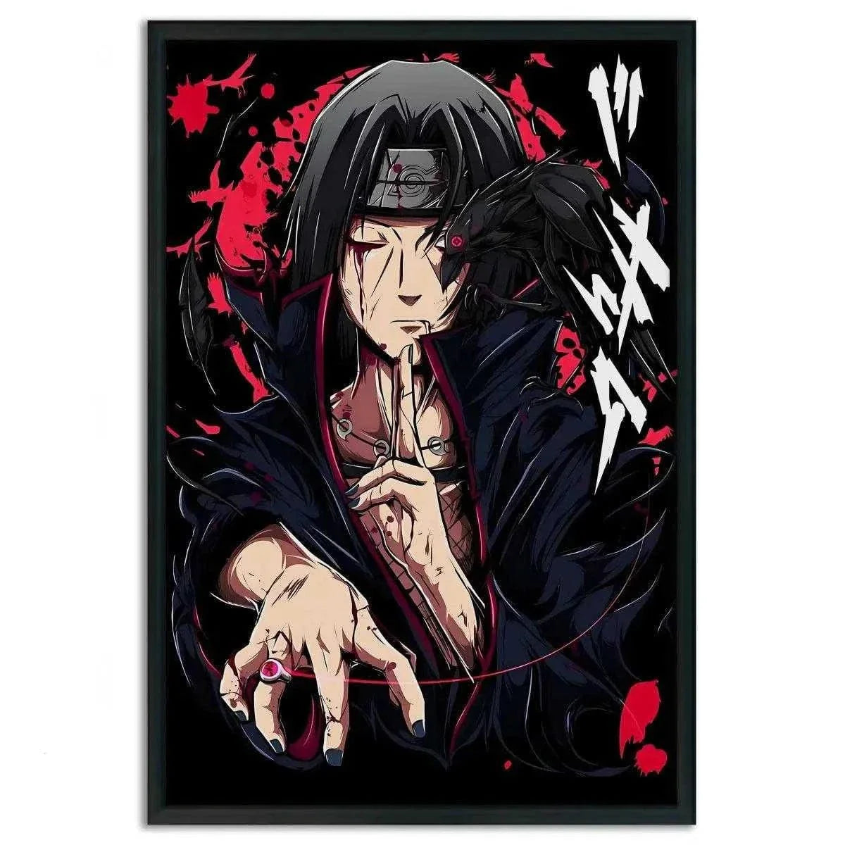 Itachi Uchiha - Anime Leinwandbild by SimpleCanvas
