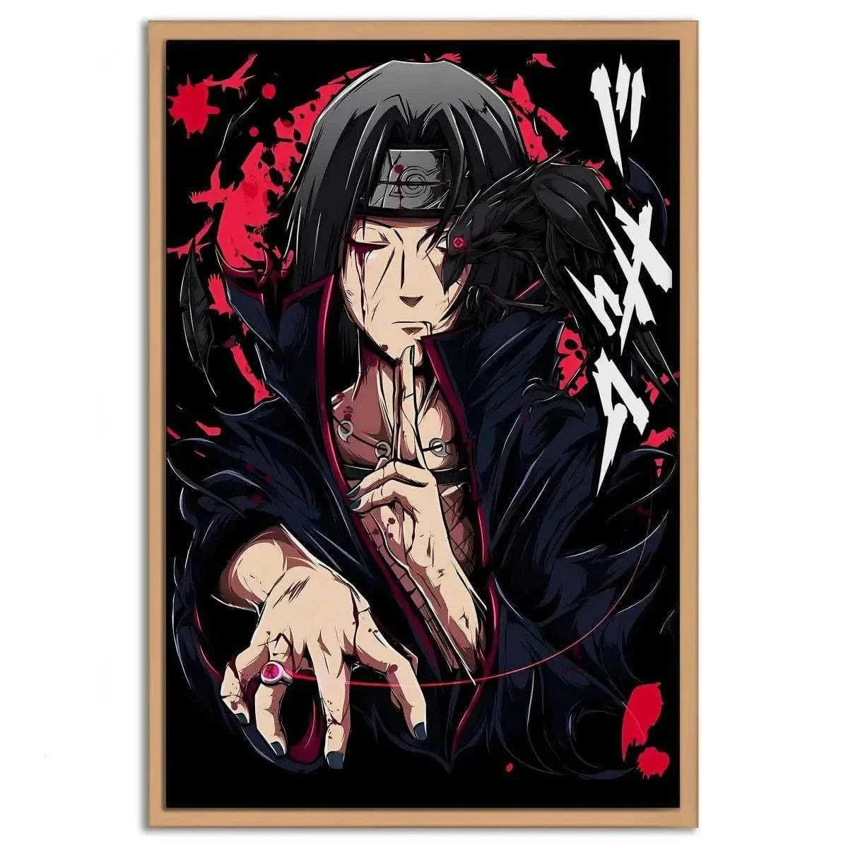 Itachi Uchiha - Anime Leinwandbild by SimpleCanvas