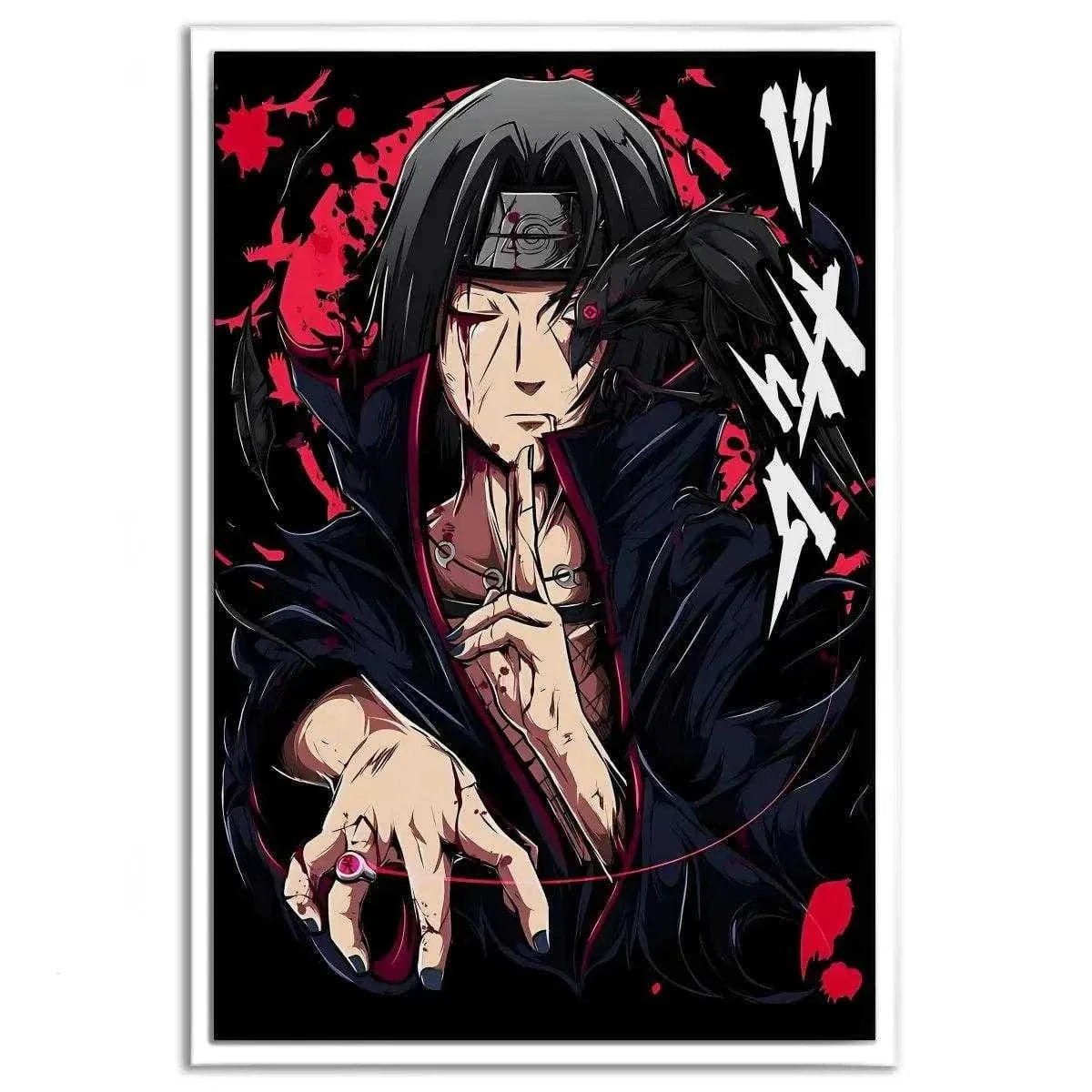 Itachi Uchiha - Anime Leinwandbild by SimpleCanvas