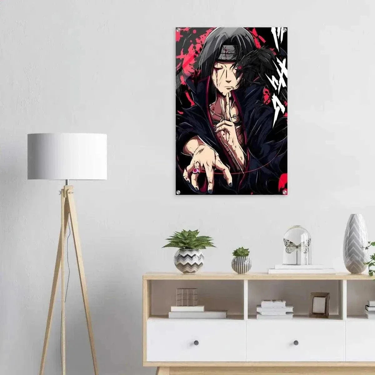 Itachi Uchiha - Anime Leinwandbild by SimpleCanvas