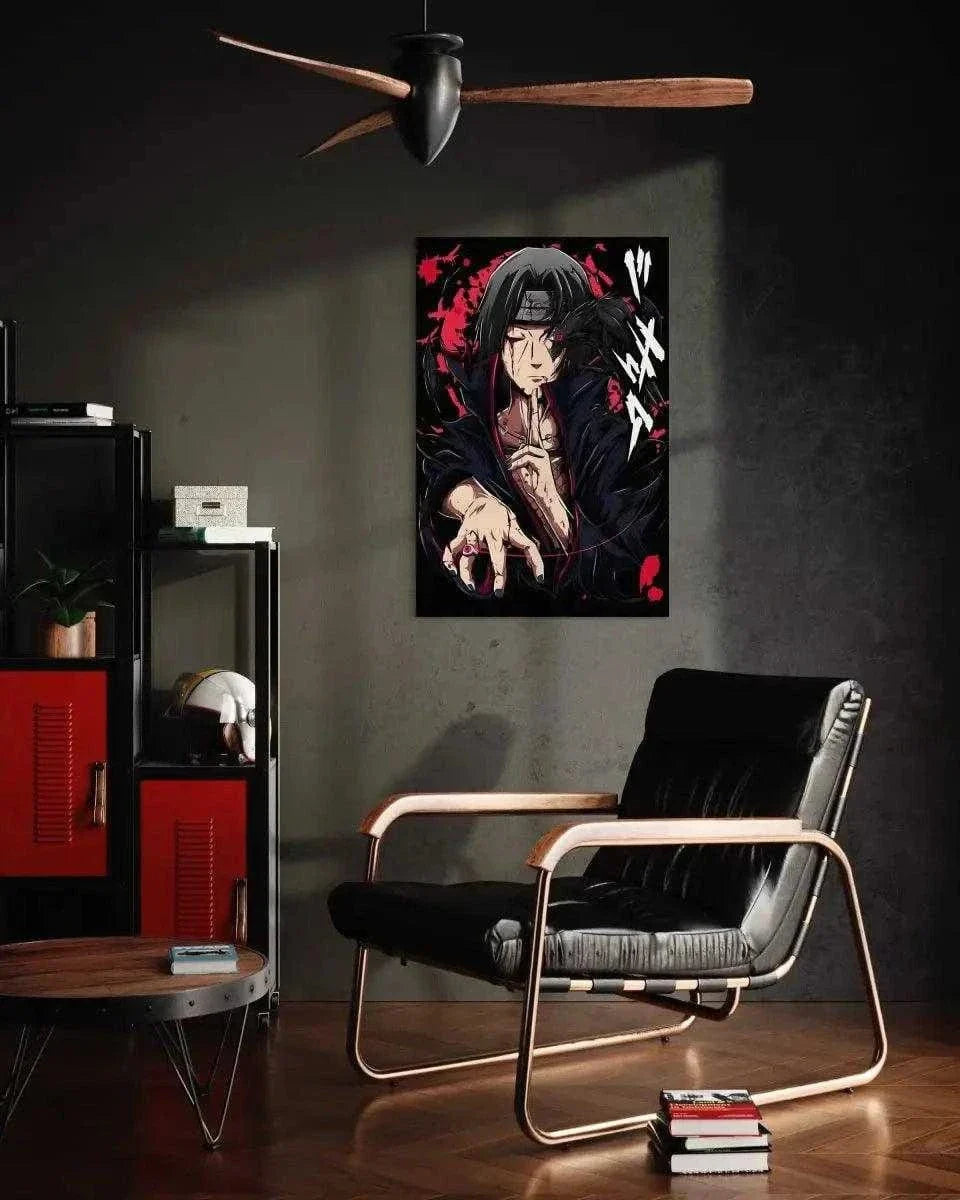 Itachi Uchiha - Anime Leinwandbild by SimpleCanvas