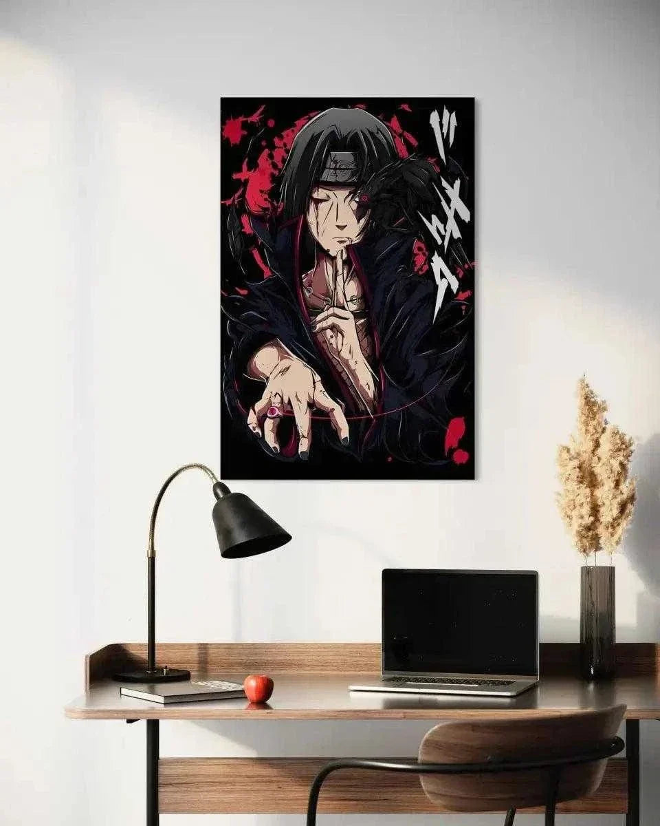 Itachi Uchiha - Anime Leinwandbild by SimpleCanvas