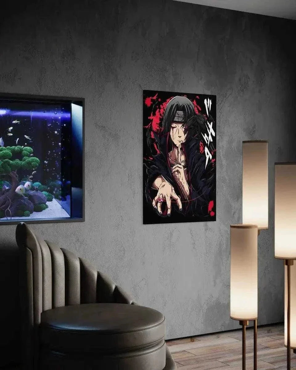 Itachi Uchiha - Anime Leinwandbild by SimpleCanvas