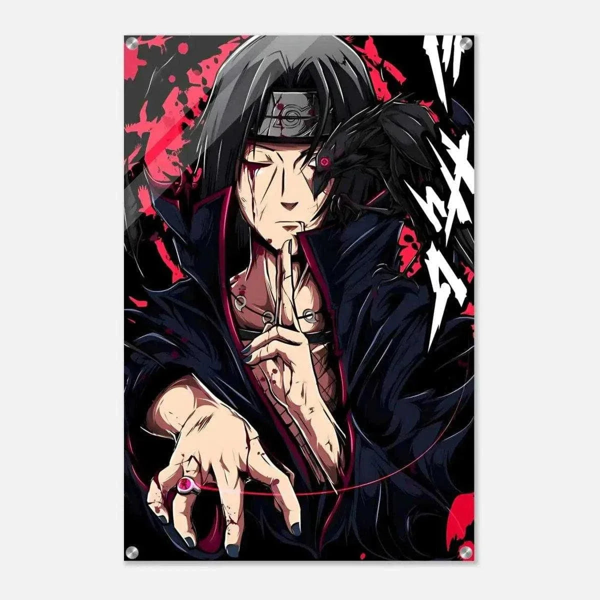 Itachi Uchiha - Anime Leinwandbild by SimpleCanvas