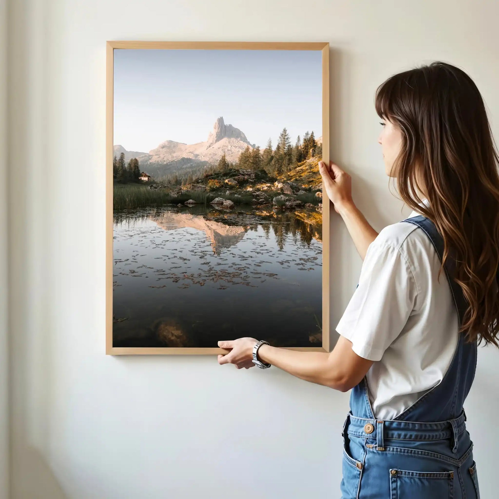 Lago di Federa Dolomites Print – Sunrise Reflection Wall Art by Chamonix Prints
