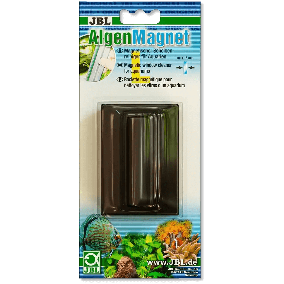 JBL Algenmagnet L Magnetischer Scheibenreiniger Für Aquarien Scheiben Von Außen Und Innen Schnelle Algenentfernung