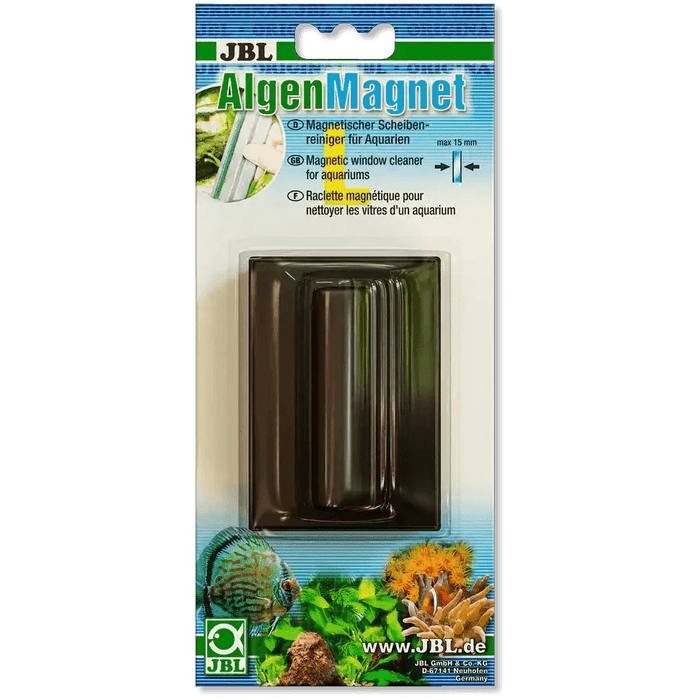 JBL Algenmagnet L Magnetischer Scheibenreiniger Für Aquarien Scheiben Von Außen Und Innen Schnelle Algenentfernung