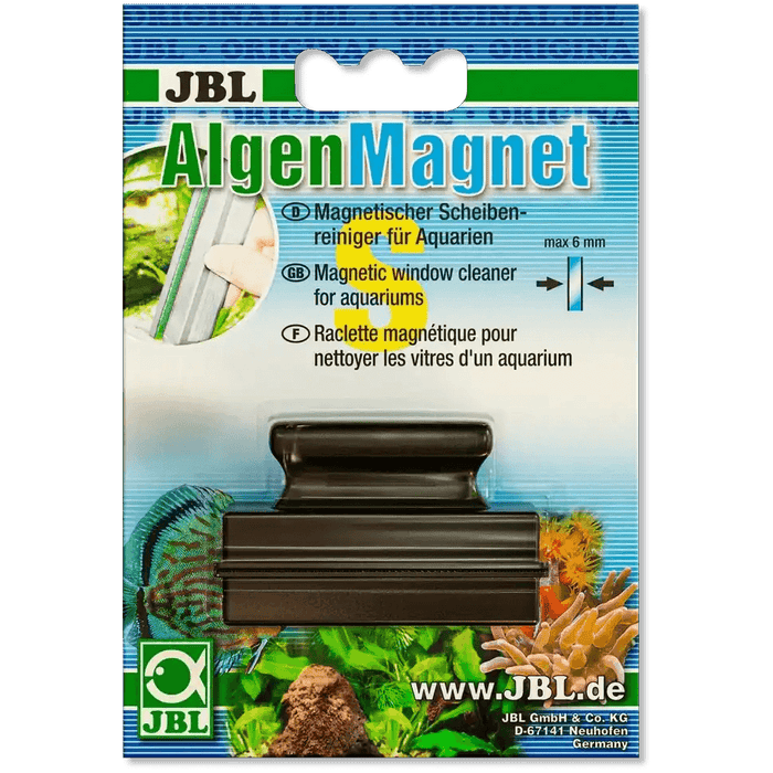 JBL Algenmagnet S Scheibenreiniger Für Aquarien Mit Starken Magneten Und Stabiler Griff Für Schnelle Algenentfernung