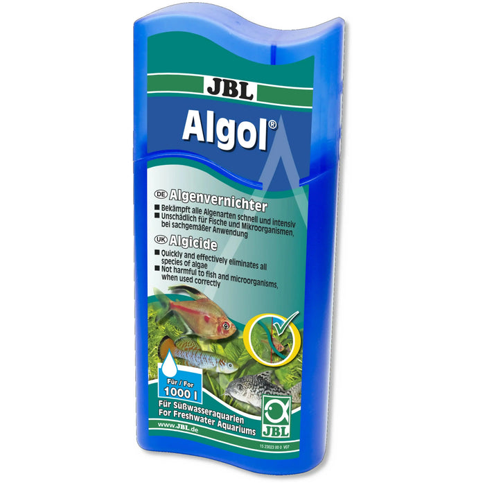 JBL Algol Algenvernichter 250ml Für Süßwasser Aquarien Bekämpft Alle Algenarten Schnell Und Effektiv