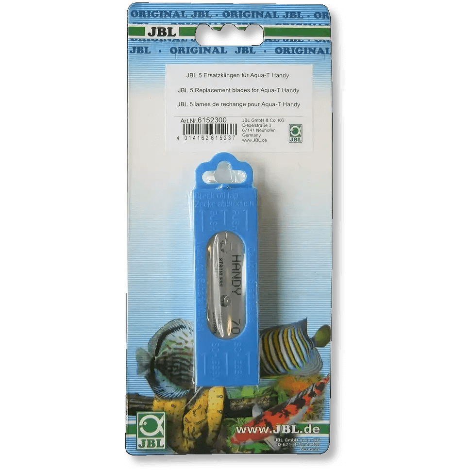 JBL Aqua-T Handy Ersatzklingen Fünf Präzisionsklingen Für Mühelose Algenentfernung An Aquarienscheiben