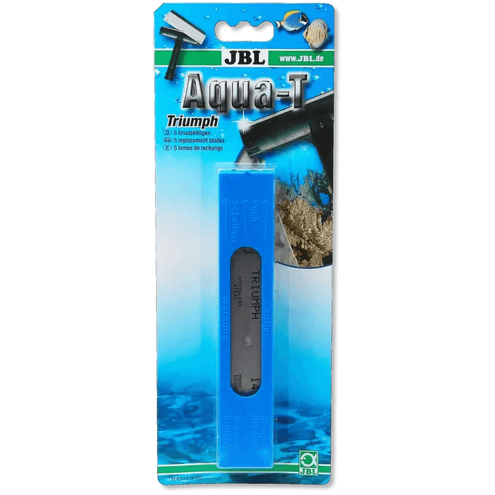 JBL Aqua-T Triumph Ersatzklingen Set 5 Präzisionsklingen Für Scheibenreiniger Und Aquarium