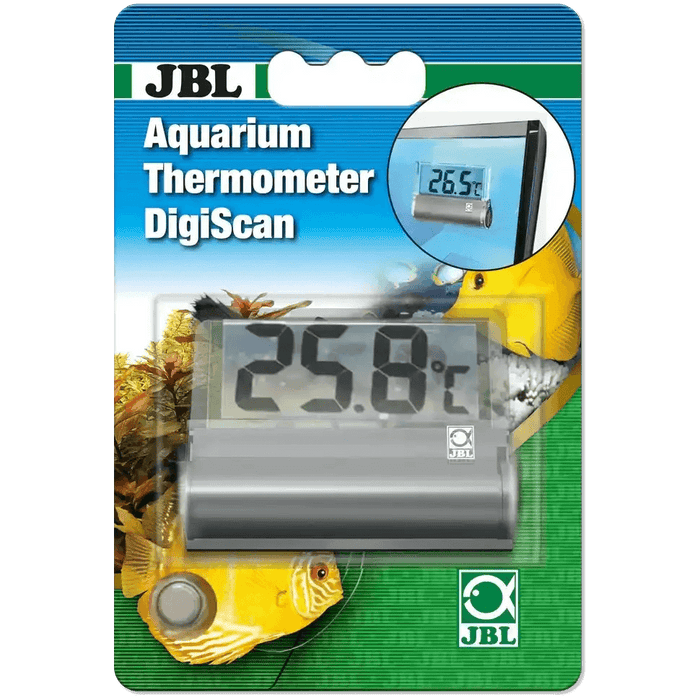 JBL Aquarium Thermometer DigiScan Digitales Außenthermometer Für Aquarium 0-40 Grad Celsius Mit Klettaufkleber