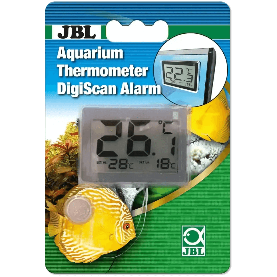 JBL Aquarium Thermometer DigiScan Alarm Mit Display 0-37 C In 0,1 C Schritten Alarm Blink Unter 18 C Oder Über 28 C