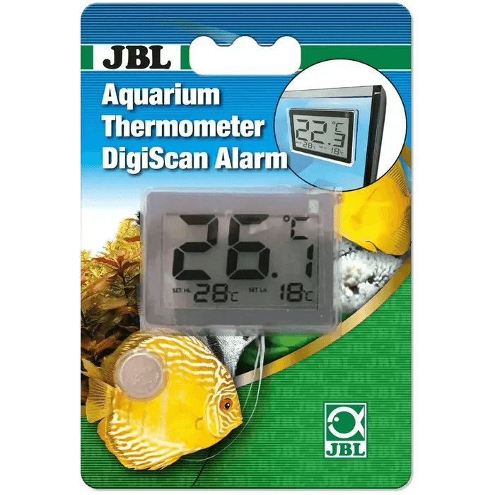 JBL Aquarium Thermometer DigiScan Alarm Mit Display 0-37 C In 0,1 C Schritten Alarm Blink Unter 18 C Oder Über 28 C