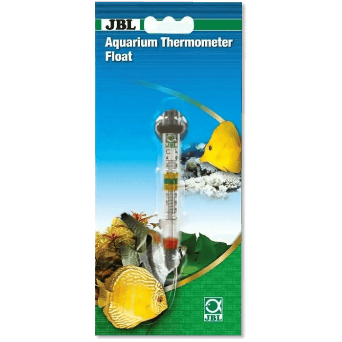 JBL Aquarium Thermometer Float Präzises Glasthermometer Für Aquarien Mit Saughalter Und Temperaturkennzeichnung