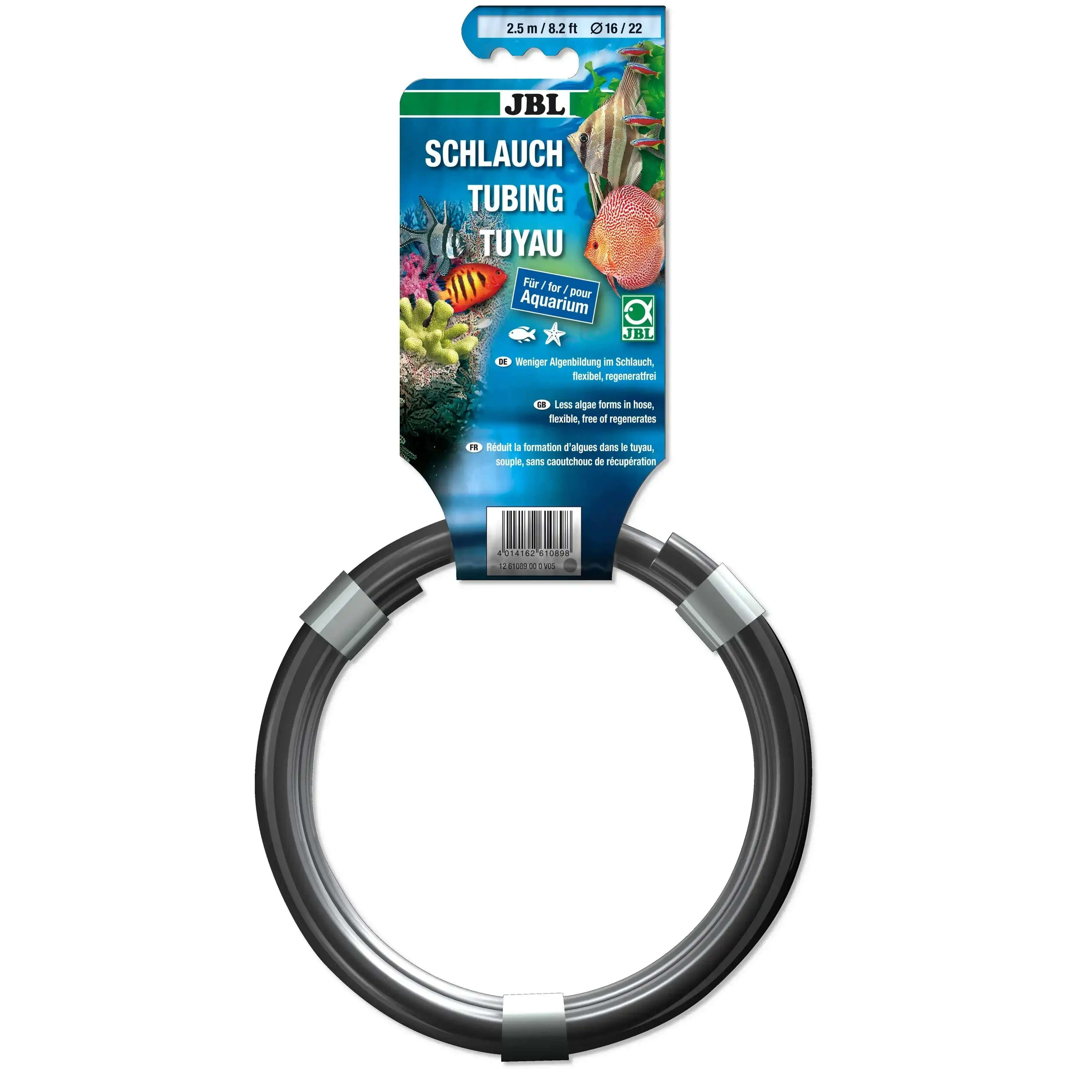 JBL Aquaschlauch Grau 16 22 2,5 m Flexibler Wasserschlauch Für Aquarium Teich Aqua Terrarium Ohne Schwermetalle