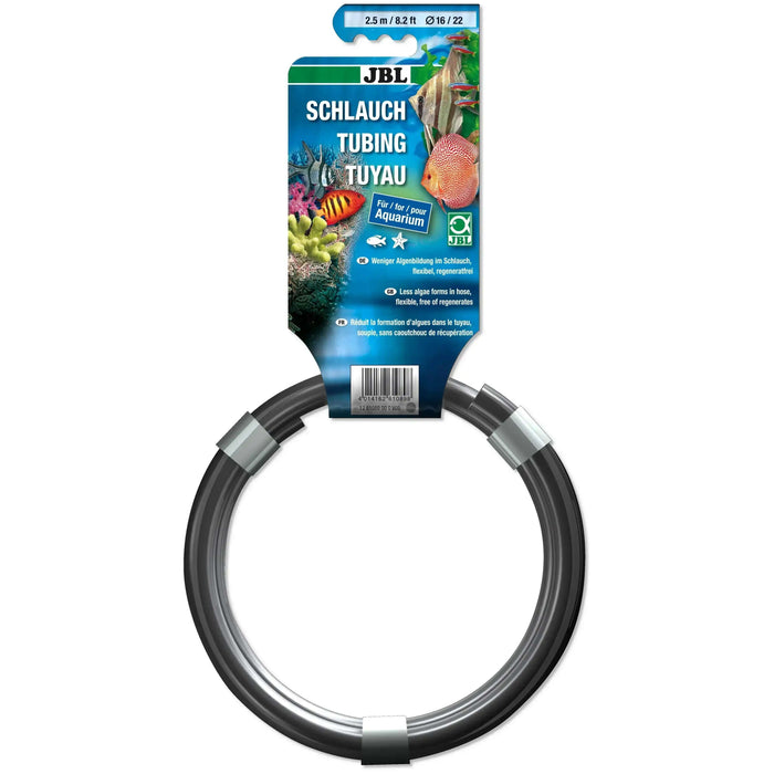 JBL Aquaschlauch Grau 16 22 2,5 m Flexibler Wasserschlauch Für Aquarium Teich Aqua Terrarium Ohne Schwermetalle