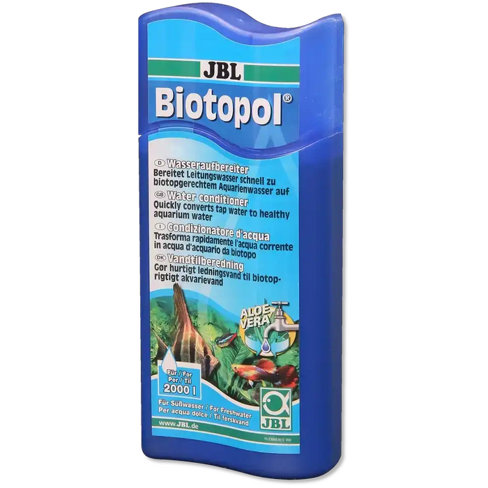 JBL Biotopol 500 ml Wasseraufbereiter Für Süßwasser Aquarien Neutralisiert Chlor Und Chloramin Bindet Kupfer Blei Zink