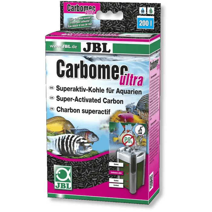 JBL Carbomec Ultra Aktivkohle Pellets 400 G Für Aquarienfilter Entfernt Verfärbungen Und Organische Verunreinigungen