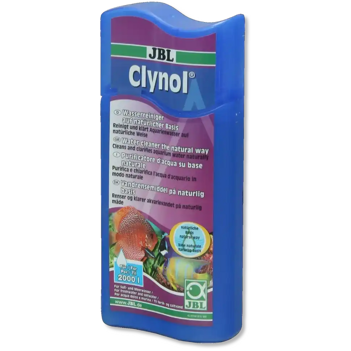JBL Clynol Wasserreiniger 500 ml Natürliche Aquarienwasseraufbereitung Für Süßwasser Meerwasser Garnelen Schildkröten