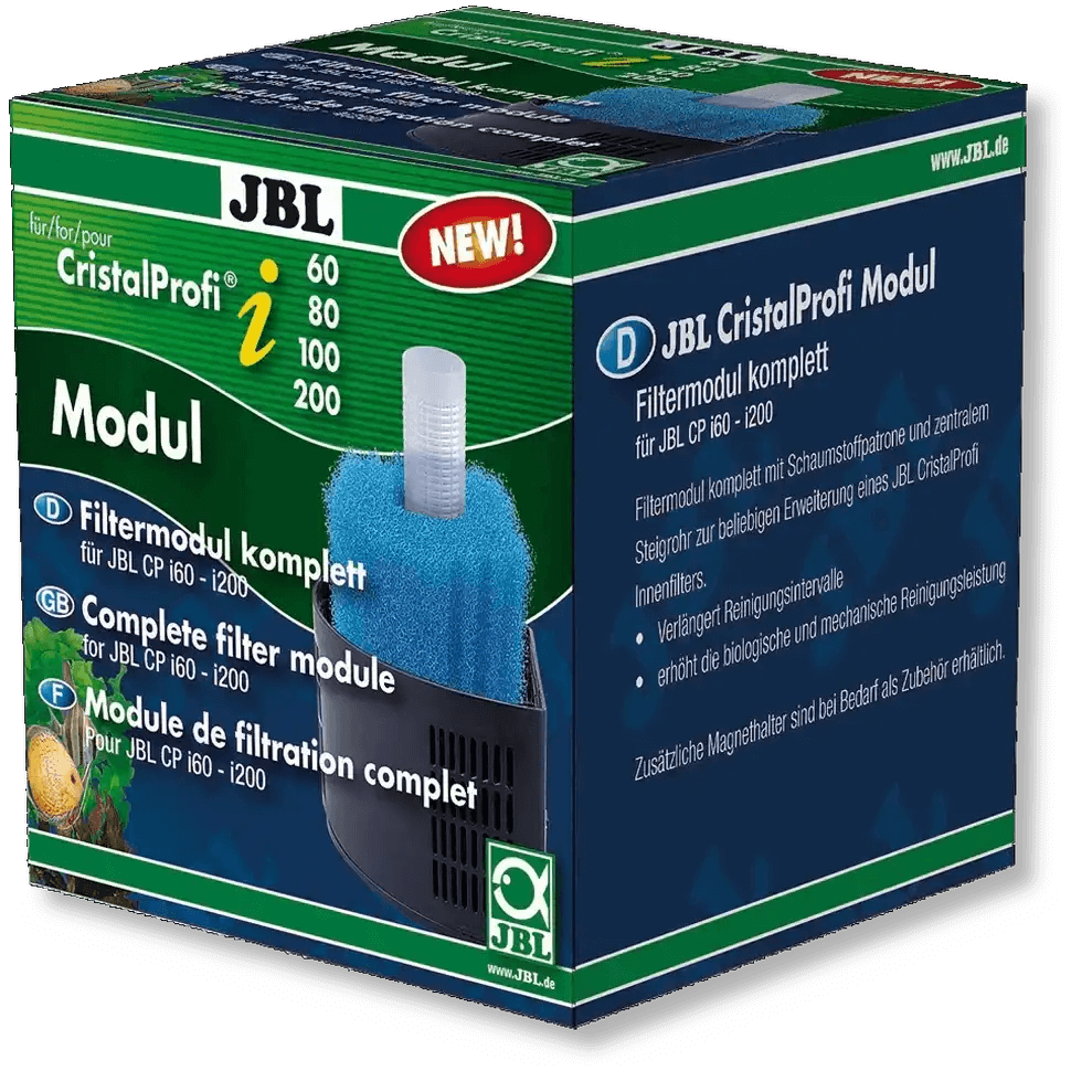 JBL CristalProfi i Filtermodul Komplett Für i60 Bis i200 Ersatzteil Mit Bio Filterschwamm 25 Ppi Innenrohr