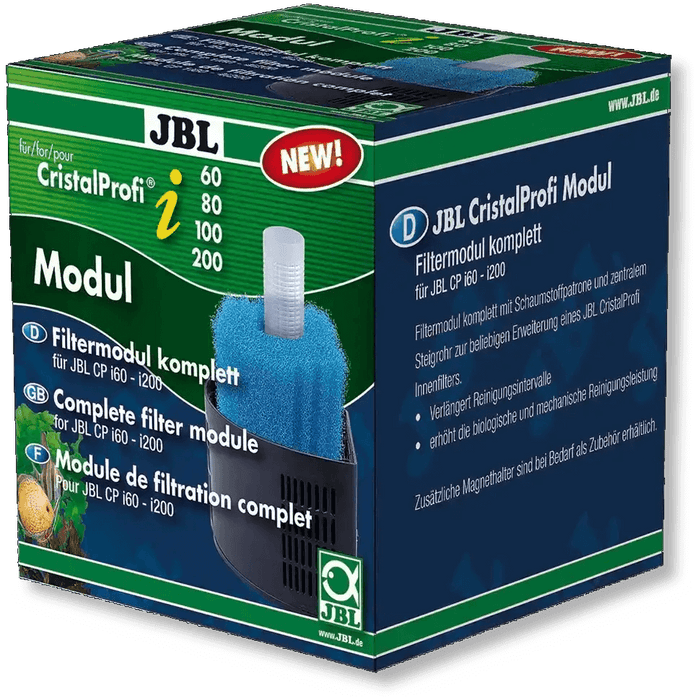 JBL CristalProfi i Filtermodul Komplett Für i60 Bis i200 Ersatzteil Mit Bio Filterschwamm 25 Ppi Innenrohr