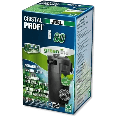 JBL CristalProfi i80 Greenline Innenfilter Für Aquarien 60 bis 110 Liter Energieeffizient Mechanische Filterung